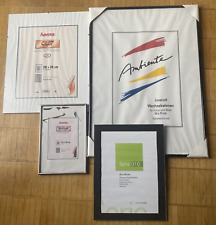 4 Bilder Rahmen Konvolut?️Glasblocker & Kunststoff Rahmen 40x50/50x70/40x30
