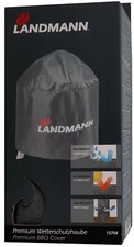 LANDMANN 15704 Premium Wetterschutzhaube für Keppler Serie, grau, 90x70x70cm