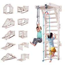 Kinder Klettergerüst Sprossenwand Kletterdreieck Kletterwand Turnwand Turngeräte