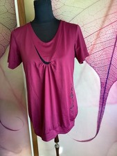 Carite Sport  Fitness Damen Shirt GR 42  Bordeaux neu