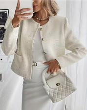 Neu: Elegante Tweed-Jacke