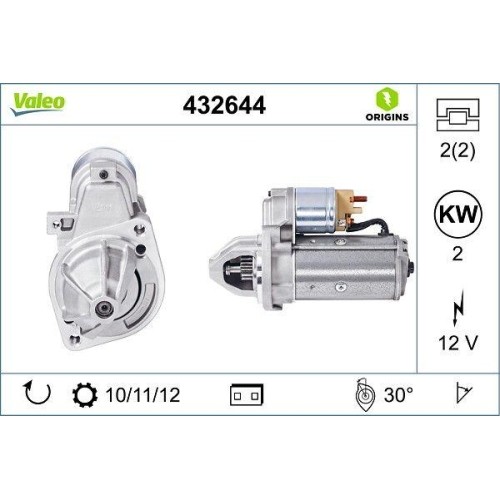 Starter valeo 432644 - 432644,