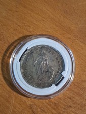 Münzen  2  Schweizer Franken 1920 B ( Bern ) Silber 835 Helvetia Eichenlaub