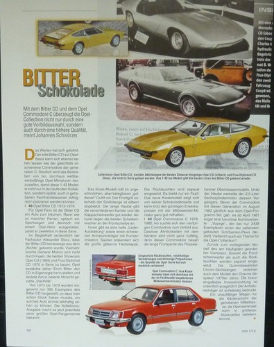 Opel bitter und - bitter,