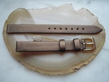 Leder uhrenarmband gold - leder,