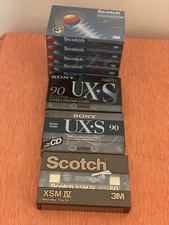 8 X Kassetten MC Tape Cassette Leerkassetten 5 X SCOTCH BX 60 + XSM 60 +2 X Sony