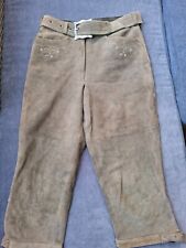 Trachten Leder Hose Damen Gr. 36 ,grün, Spieth&Wensky , Kniebundhose