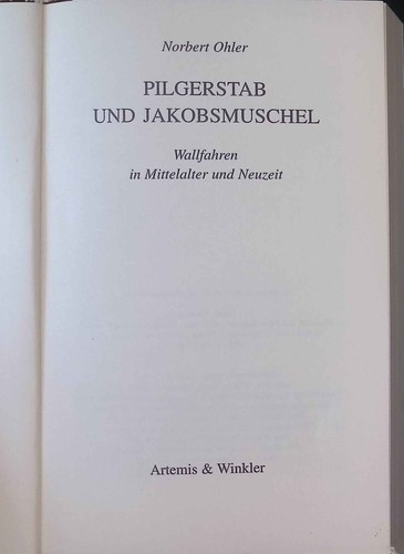 Pilgerstab und jakobsmuschel - pilgerstab,