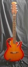 GITARRE Westerngitarre JOHNSON „Baltimore“ Shallow Bowl Lyrachord 6-saitig mitTA