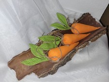 3 Stoff Möhren Osterdeko