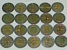 20 x 2 EURO MÜNZEN KONVOLUT  2 *  DIVERSE LÄNDER EUROPA  *  TOP SAMMLER ZUSTAND