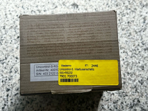 Westermo unicontrol ibs - unicontrol-s, rs