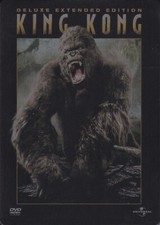 King Kong--3 DVD Set-Steelbook--Deluxe Extended Edition--Naomi Watts--Jack Black