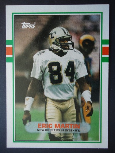 Nfl 164 eric martin - martin, new