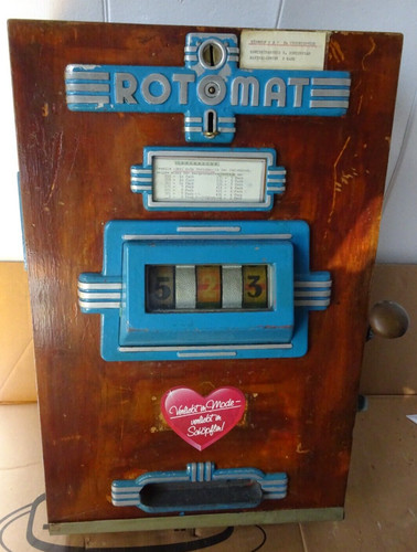 Alter geldspielautomat rotomat - alter,