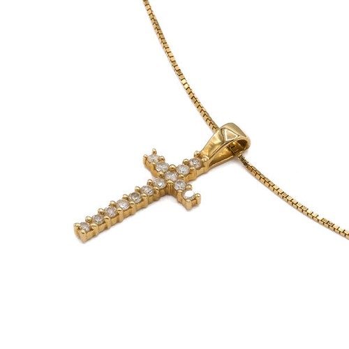 Kette mit kreuz - kette,