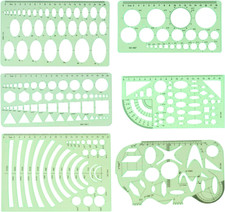 6PCS Kreisschablone