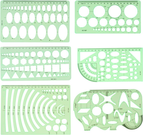 6pcs kreisschablone - 6pcs,