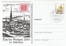 Sonderkarte "Tag der Sachsen 2000 in Zwickau"