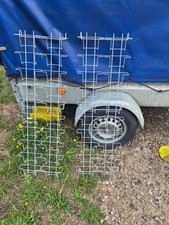 2 Postkartenhalter oder Fotohalter  116 x 37 cm, Metall für Wandbefestigung