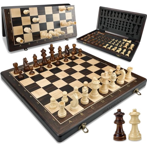 Magnetisches holz schachspiel - magnetisches,