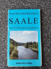 Alte Radwanderkarte "Saale" 1994