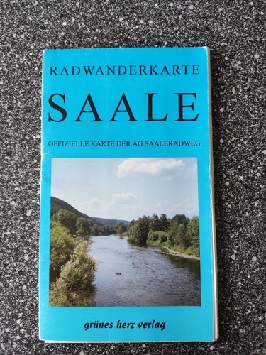 Alte radwanderkarte saale - radwanderkarte, "saale"