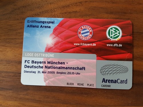 Allianz arena sammelkarte - allianz,