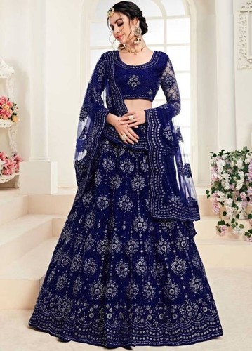 Blau lehenga choli hochzeit - lehenga,
