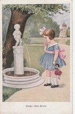 Künstler-AK CPA Mädchen m