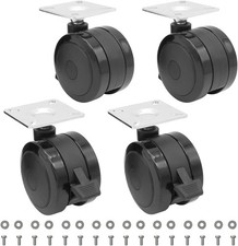 WELL GRILL Lenkrollen Gasgrill Räder Set für Weber Spirit 210/310, 4er-Pack, sch