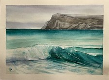 Original Aquarell Bild 🌊