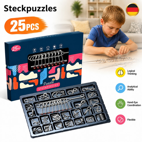 Denksport puzzle metall - puzzle,