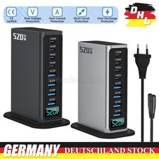 520W 8-Port USB C Ladegerät