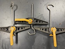 3x SafeClamp Leiterhalter / Schnellspanner für Dachträger – ohne Schlüssel