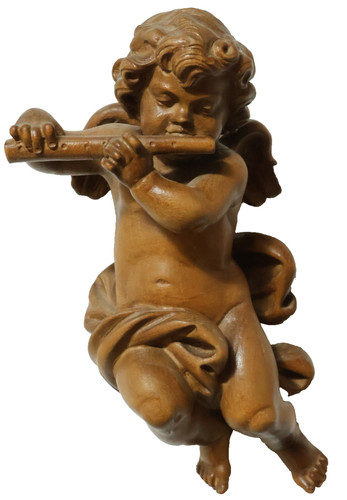 Alte 24cm geschnitzte - alte, gr.