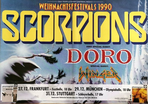 Scorpions doro tour 1990 - scorpions,
