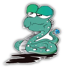 Car Sticker Snake Animal K4011