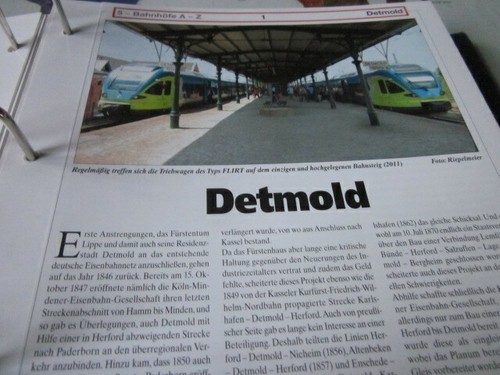 Bahnhof mit gleisplan dessau - bahnhof,