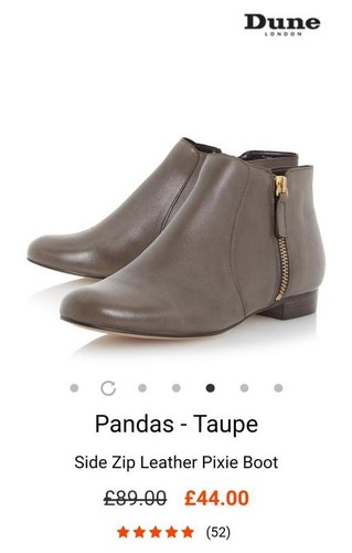 Women dune boots grey - women, leather