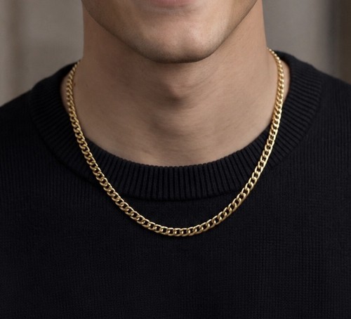 18k gold kette herren - gold,