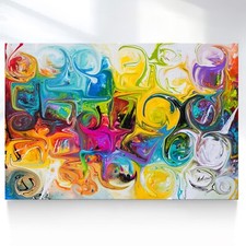 Leinwand Bild Abstrakt Bunt