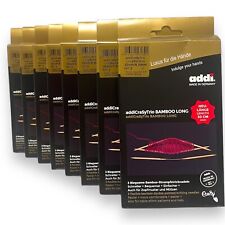 addi Crasy Trio  Socken Rundstricknadeln Bamboo Long 4 bis 8mm 3er Set NEU 561-2