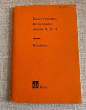 Etudes Francaises für Gymnasien - Ausgabe B, Teil 2 - Definitions - 1977