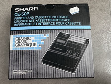 Sharp CE-50P Drucker mit Kassetteninerface Vintage OVP Neuwertig