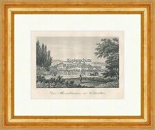 Der Mineralbrunnen zu Niederselters Stahlstich Taunus Malerisches Allerlei 027