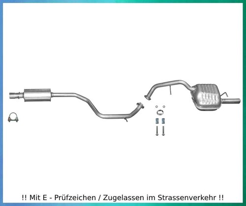 Auspuffanlage für mazda 8 - auspuffanlage,