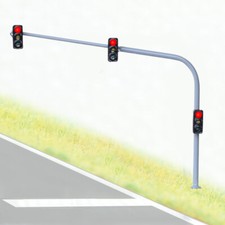 Verkehrsampel H0 dreifach