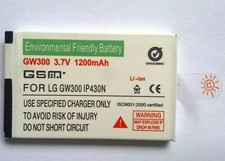 EFB Battery Li-ion For LG GW300 IP430N 3.7V 1200mAh