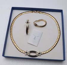 Pierre Lang Set Kette Collier 46 cm + Ohrringe neuwertig in Original Box